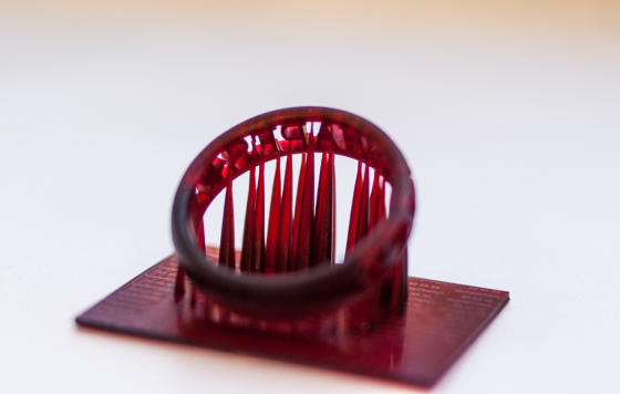 Ring in Asiga SuperCast gedruckt auf einem Asiga Freeform PICO